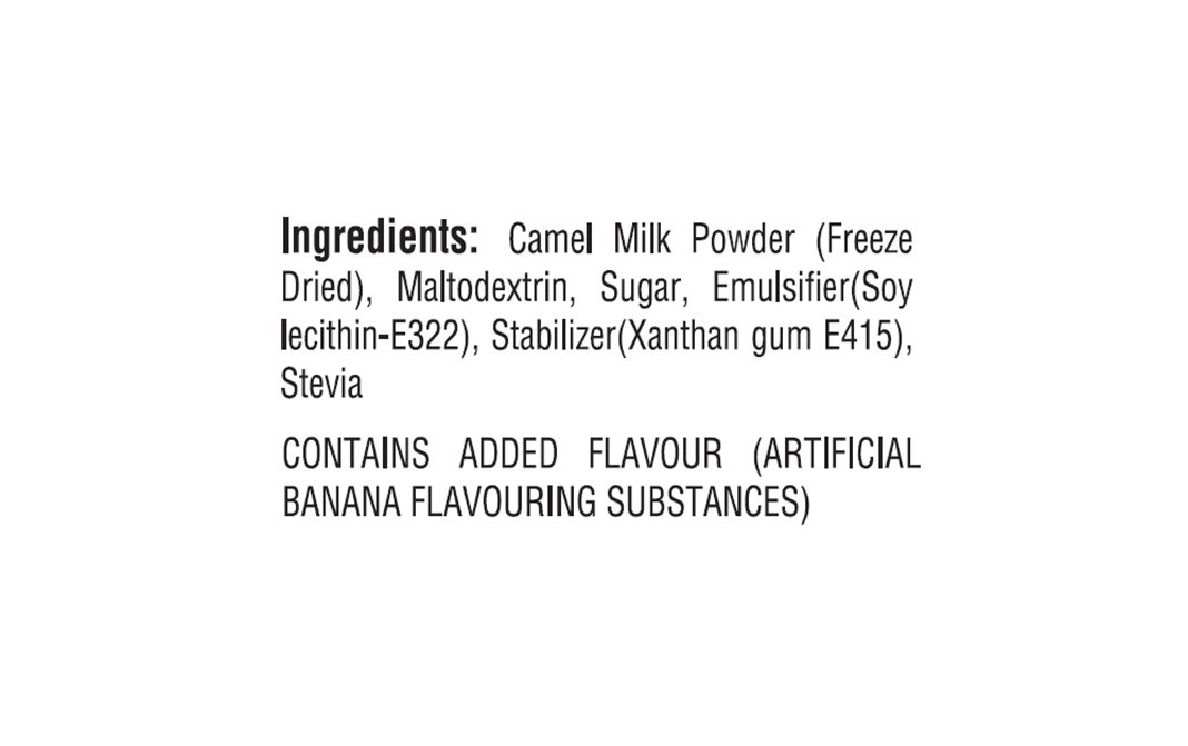 Aadvik Camel Milk Powder Banana Flavour   Box  300 grams